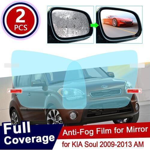 For KIA Soul 2009 2010 2011 2012 2013 AM Full Cover Anti Fog Film Rearview Mirror Rainproof Clear Anti-fog Films Car Accessories