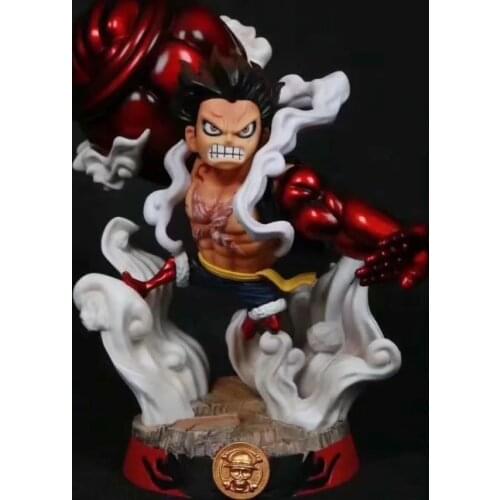 28CM Cute Luffy Gear 4 Figurine One Piece Anime Action Figure Adult Children Toys Japan Manga Cartoon Gift Free Shipping Items