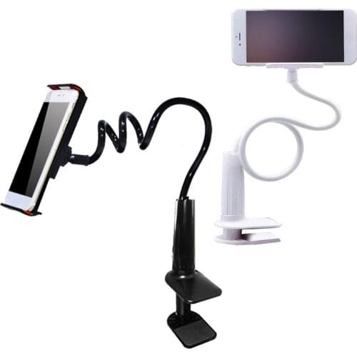Grip Flexible Long Arm Gooseneck Bracket Mount Clamp Compatible with All Phones iPad Tablet Laptop Used for bed desktop