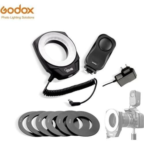 Godox RING48 Macro Ring LED Light Flash 5500K 49, 52, 55, 58,62,67mm Compatible with DSLR Cameras for Macro, Medical, Scientific