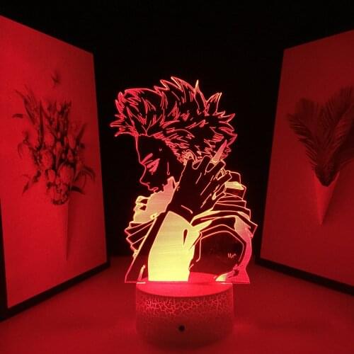 Hitoshi Shinso Lamp for Bedroom Decor Birthday Gift Light Manga Gadget Table Lamp Anime 3D LED Night Light My Hero Academia