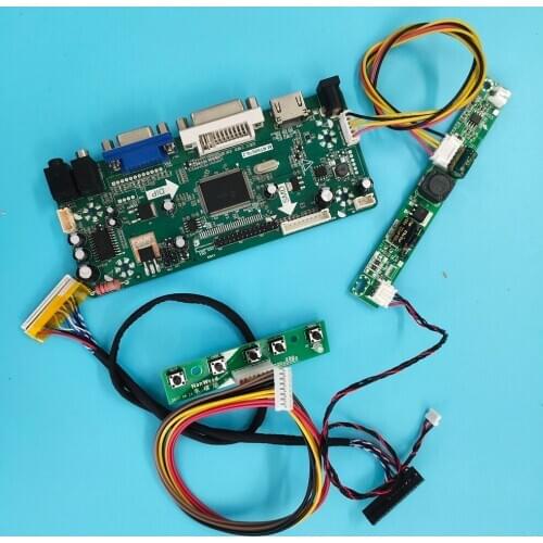 Kit for LM195WX1-SLC1/SLA1/S2A1 1440x900 HDMI+DVI+VGA Display LVDS LCD 30pin M.NT68676 Audio Panel Controller Board LED Screen