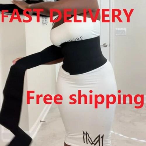 Корсет пояс для похудения Bandage مشد رياضي Wrap Waist Trainer Shaperwear Belt Women Slimming Tummy Belt Corset Top Stretch Band