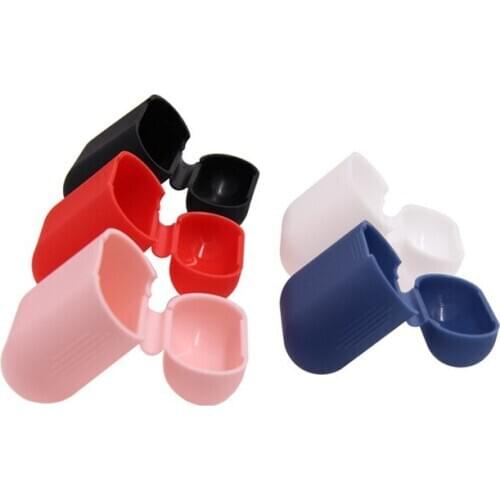 Soft Silicone Skin Case for Apple Airpods charging Case Airpod Protective Cover Sleeve pouch Shockproof coque fundas wholesale