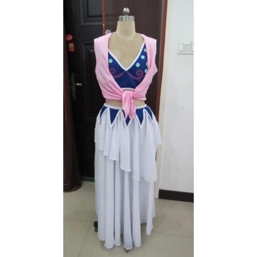 Customize One Piece Nami Alabasta Cosplay Costume Outfit