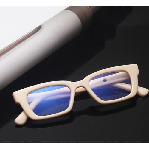 2021 New Fashion Optical Glasses Frame Women Anti Blue Light Glasses Men Classic Rectangle Computer Goggle Anti-Fatigue