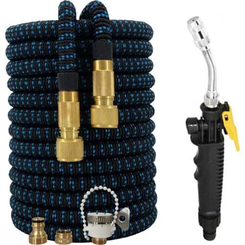 New Type Of Inflatable Garden Hose High Pressure Car Wash Cleaning Machine Magic Flexible Hose Plastic Hose Watering Spray Gun