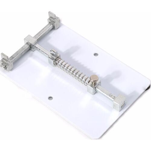 OOTDTY Stainless Steel Mobile Phone PCB Fixtures Repairing Circuit Boards Holder Universal
