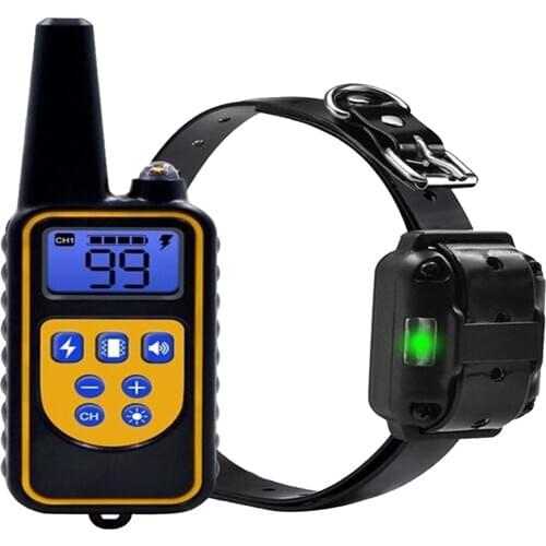 Dog Training Collar, Shock Collar for Small to Large Dog, Electric Dog Collar with 875 Yard Remote, Vibration, Beep Shock