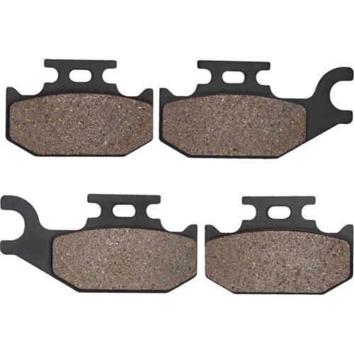 Cyleto Motorcycle Front Brake Pads for Suzuki LT-A 500 King Quad 09-10 LT A 700 Kingquad 05-07 LT-A 750 09-12 LT-F 400 08-12