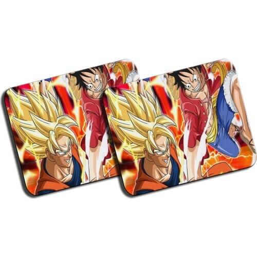 MERCHANDMANIA PACK 2 medium GOKU pads VS LUFFY ANIME rivals mousepad raton offer
