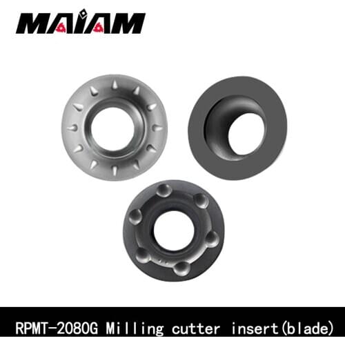 RPMT08T2 RPMW1204 RPMW1003 insert(blade) R4 R5 R6 round blade material 2080G for hrc48-63 degrees quenching material processing