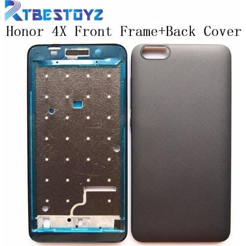 RTBESTOYZ LCD Holder Screen Front Frame For Huawei Honor 4X Housing Case Replacement Parts