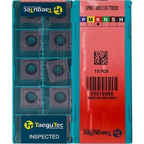 SPMG140512-DK TT6030 100% Original TAEGUTEC carbide insert with the best quality 10pcs/lot free shipping