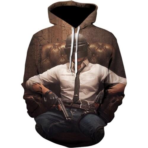 Men/women popular 3D Print Hoodie men Sweatshirts Hot Game Player unknowns Battlegrounds casual streetwear PUBG unisex hoodies