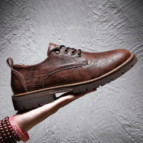 Men Shoes Genuine Leather Casual Shoes Big Size Business Formal Shoes