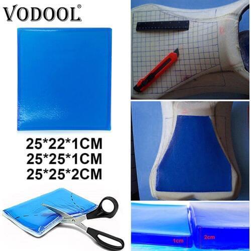 VODOOL Motorcycle Seat Gel Pad Shock Absorption Mat Motorbike Scooter Comfortable Soft Gel Cushion ATV Bike Modified Seat Pads