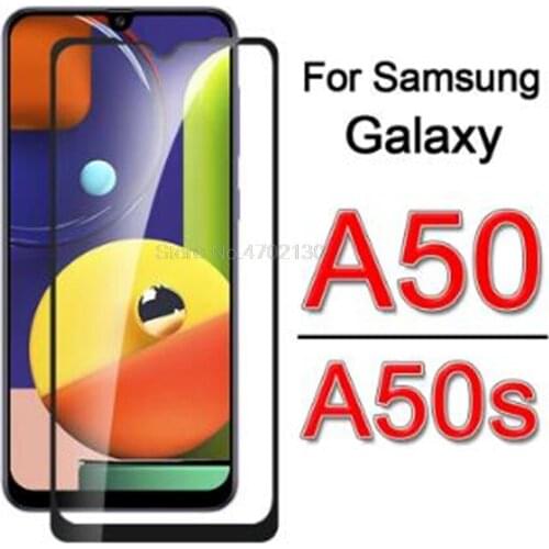 Tempered Glass for Samsung a50 a 50 s gaxaly 50s 50A s50 Full Cover Screen Protector on Galaxy A 50 a50s Safety Glass Film