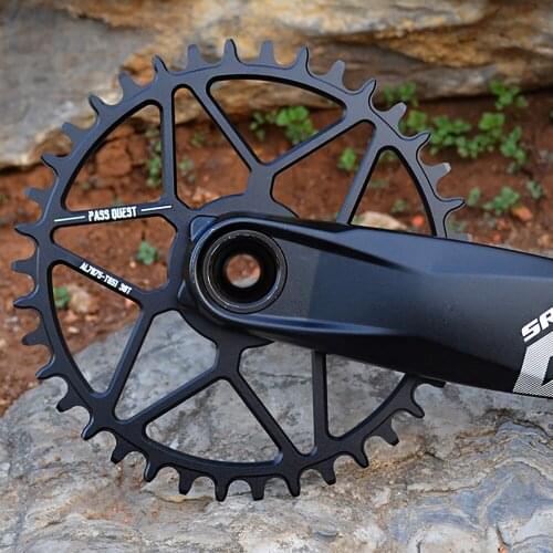 PASS QUEST SRAM gx xx1 eagle GXP round mountain bike narrow sprocket 30-44T bicycle bicycle sprocket 0mm offset crank 7075 alum