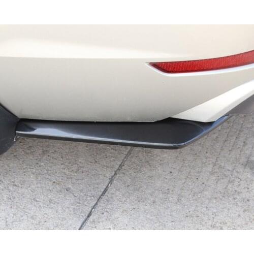 2 Pieces Universal Car Rear Bumper Lip Splitter Spoiler Protector