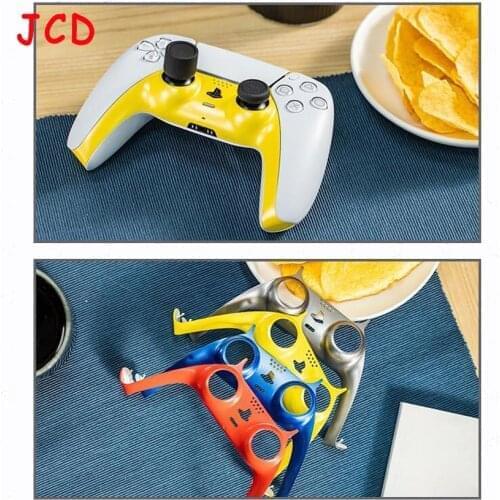 For Sony PS5 gamepad controller front middle shell shell decorative strip skin shell cover panel replacement + rocker cap