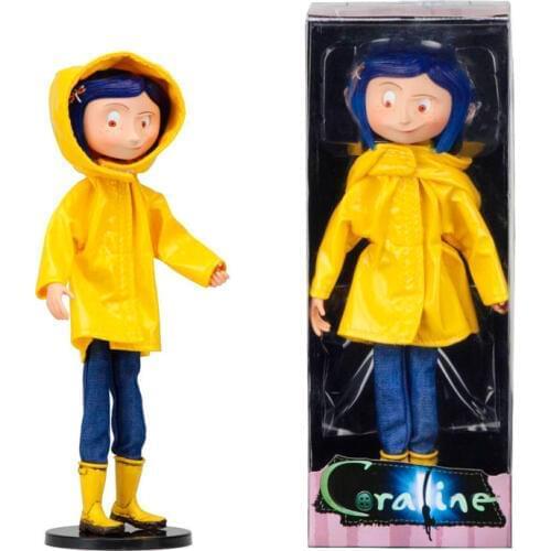 Coraline The Secret Door Coraline y la Puerta Secreta Raincoat Take Off Action figure Toys Doll Christmas Gift