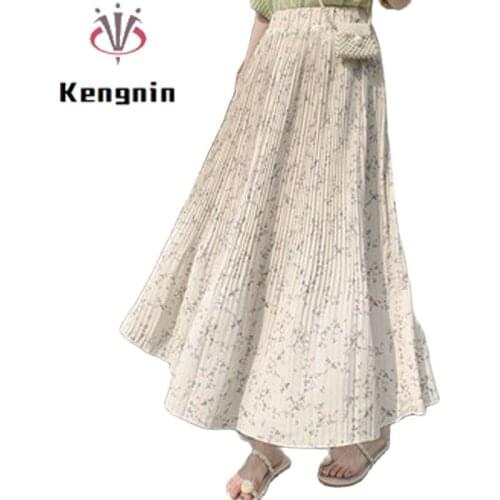 Женские плиссированные юбки Kengnin China At AliExpress