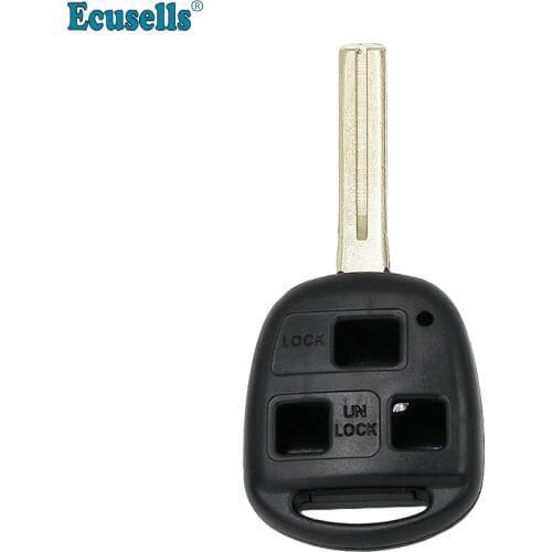 3 Buttons Remote Key Shell for Lexus ES300 GS300 GS400 GS430 GX470 IS300 LS400 LX470 RX300 SC430 short TOY48 uncut blade