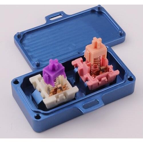 Metal Switch Opener Mechanical Keyboard Keycaps Aluminum Alloy Suitcase Shape for Cherry,Gateron,Holy Panda and Kailh switches