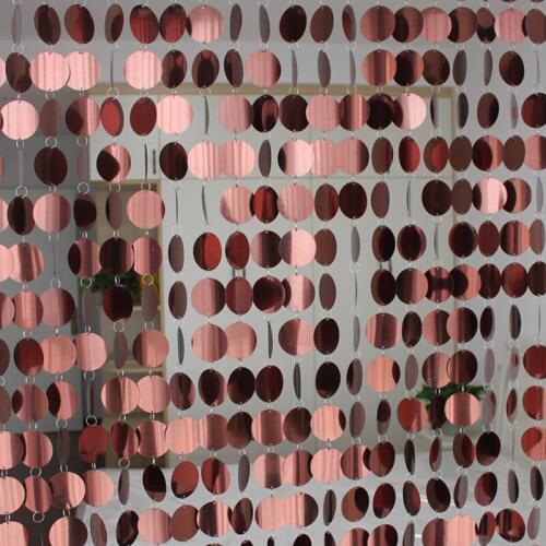 Fashion interior home decoration door curtains hotel cafe partition decoration supplies DIY plastic sequin ornaments