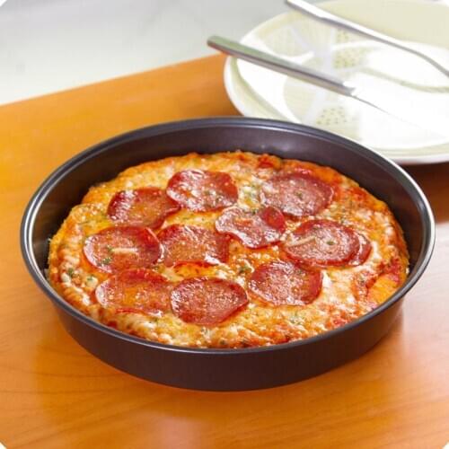 New 8" Non-Stick Pizza Pan Bakeware Carbon Steel Pizza Plate Round Deep Dish Pizza Pan Tray Mold Mould Baking Tools