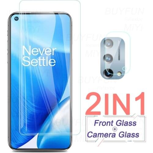 One Plus N200 5G Glass 1To2 Camera Lens Protective Cover for OnePlus Nord N200 N 200 5G 6.49'' Sceen Pretectors Film Guard Glas