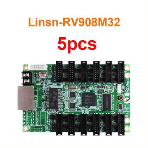 5 pcs / lot linsn sending card rv908m32 support p3 p5 led screen module work with ts802d ts921 sending card linsn