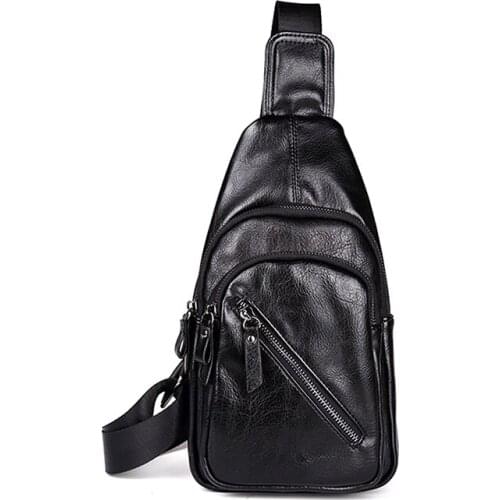 Padieoe men sling bag chest bag shoulder crossbody bags satchel fashion