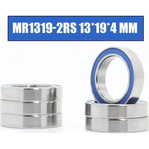 FUSHI MR1319RS Bearings Blue Sealed 13x19x4 mm , ABEC-3 MR1319 2RS Ball Bearing Parts For Hobby RC Car Truck , Pick of 6 Pcs
