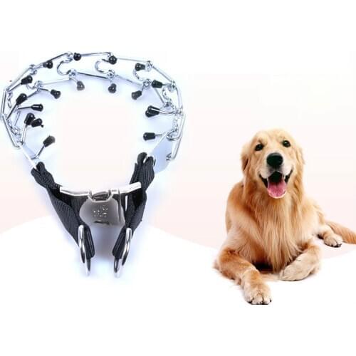 Outdoor pet traction rope training pet dog traction rope metal chain stimulation alloy training chain dog accessories dog