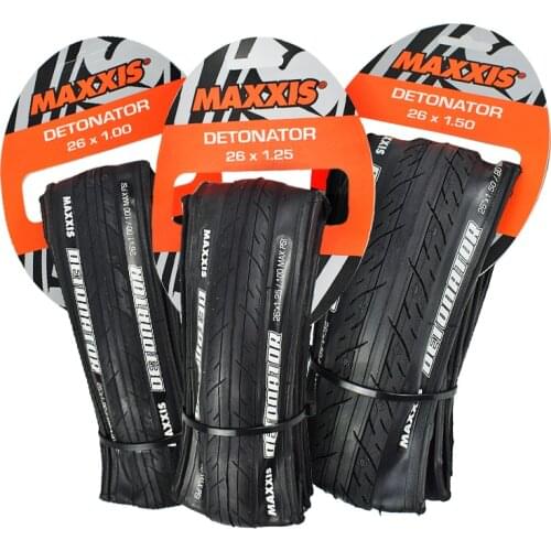 Detonator MAXXIS 26 MTB Tires Ultralight Bicycle Tire 26*1.0 26*1.25 26*1.5 27.5*1.5 Mountain Bike Tires Folding Half Slick Pneu