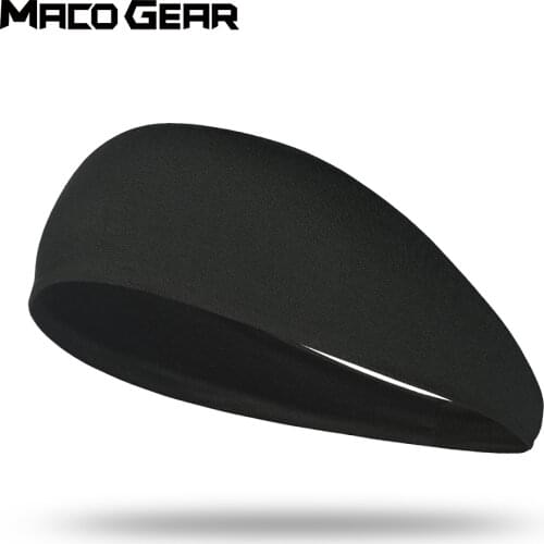 Sport Sweatband Running Yoga Gym Fitness Cycling Jog Tennis Elastic Headband Absorbent Sweat Head Band Hair Bandage Men Women