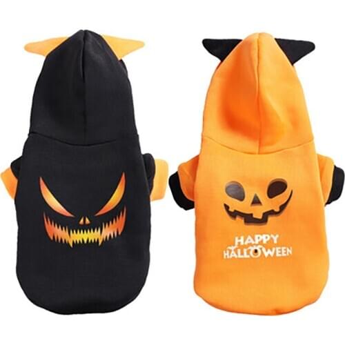 Teddy Pomeranian Chihuahua Halloween Cosplay Vest Pet Small Dog Two-Legged Clothes Halloween Festival Costume For Pet Dog Cat