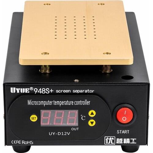 UYUE 948S+ LCD Separator Machine Screen Repair Machine Build-in Pump Vacuum Kit For IPhone For Samsung