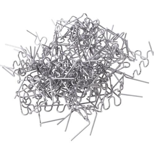 400Pcs Pre-cut Staples Hot Staples For Plastic Stapler Repair Kit Welder 4 Sizes