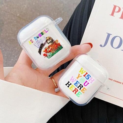 Travis Scott Astroworld Earphone Case For Apple iPhone Charging Box For AirPods Pro Soft Clear Cover Protective Accessories Case