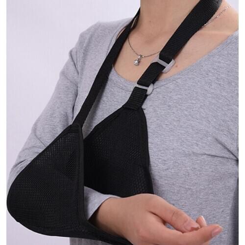 Elbow Brace Arm Support Wrist Elbow Fracture Protector Breathable Sling Support Shoulder Belt Dislocation Broken Arm Sling
