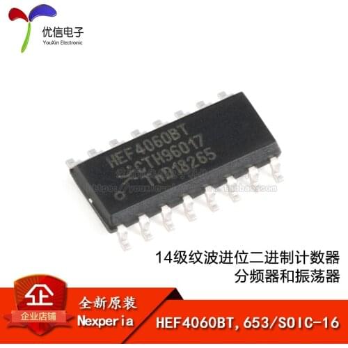 HEF4060BT,653 SOIC-16 14