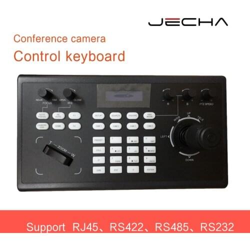 Jecha K2000 Conference Keyboard Controller Joysticker PTZ Keyboard Controller RS232/RS422/RS485 3D Joystick Camera Controller