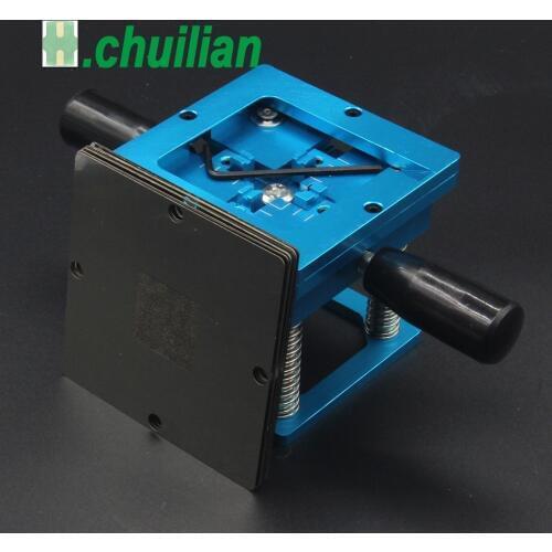 Blue BGA reballing kit 90*90mm BGA reballing station with hand shank Gift 10/PCS BGA Universal Stencil