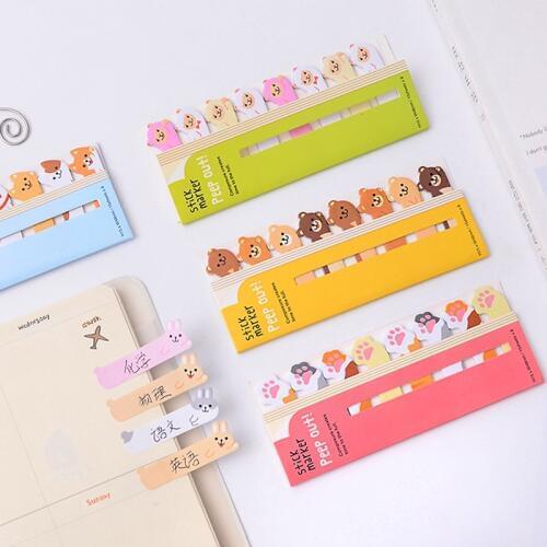 Kawaii Scrapbooking Animals Memo Pad Stickers Sticky Notes School Office Supplies Notepad Papeleria Free Shipping New Arrival