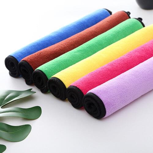 30x30 Car Wash Microfiber Towel Car Care Cloth Detailing 500GMS Red Pink Yellow Blue Green For Toyota Ford BMW Chevrolet KIA