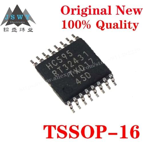 74HC595PW Semiconductor Logic Integrated Circuit Counter Shift Register IC Chip Use for the arduino nano uno Free Shipping