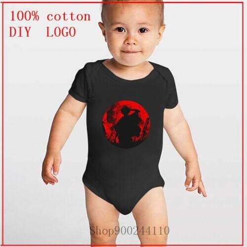 Samurai Champloo Stray Dog printing Bodysuits Baby Funny Print Cotton Newborn Infant Baby Boy Girl Romper Short Sleeve Clothes
